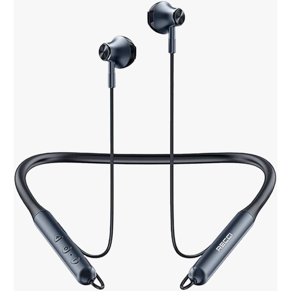 RECCI Neck mounted Bluetooth headset (REP-W16) Black