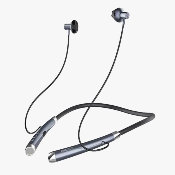 RECCI Neck mounted Bluetooth headset (REP-W26) Black